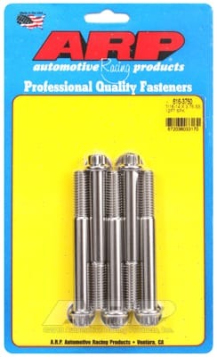 ARP 7/16 Inch -14 x 3.750 12pt SS Bolts (Set of 5)