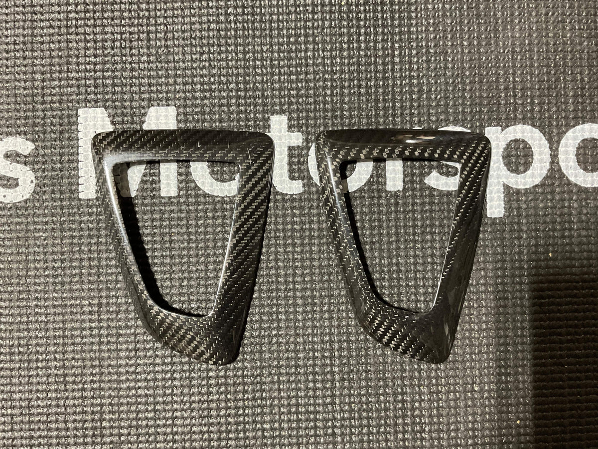 OPEN BOX - F8X Shifter Trim Dry Carbon Fiber Gloss Finish (Clean (1) + Minor Scratches (1)