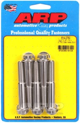 ARP 7/16 Inch -14x2.750 12pt Wrenching SS Bolts (Set of 5)