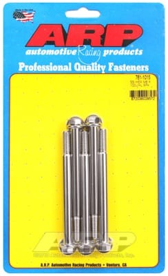 ARP M8 x 1.25 x 100 Hex Stainless Steel Bolts (Set of 5)