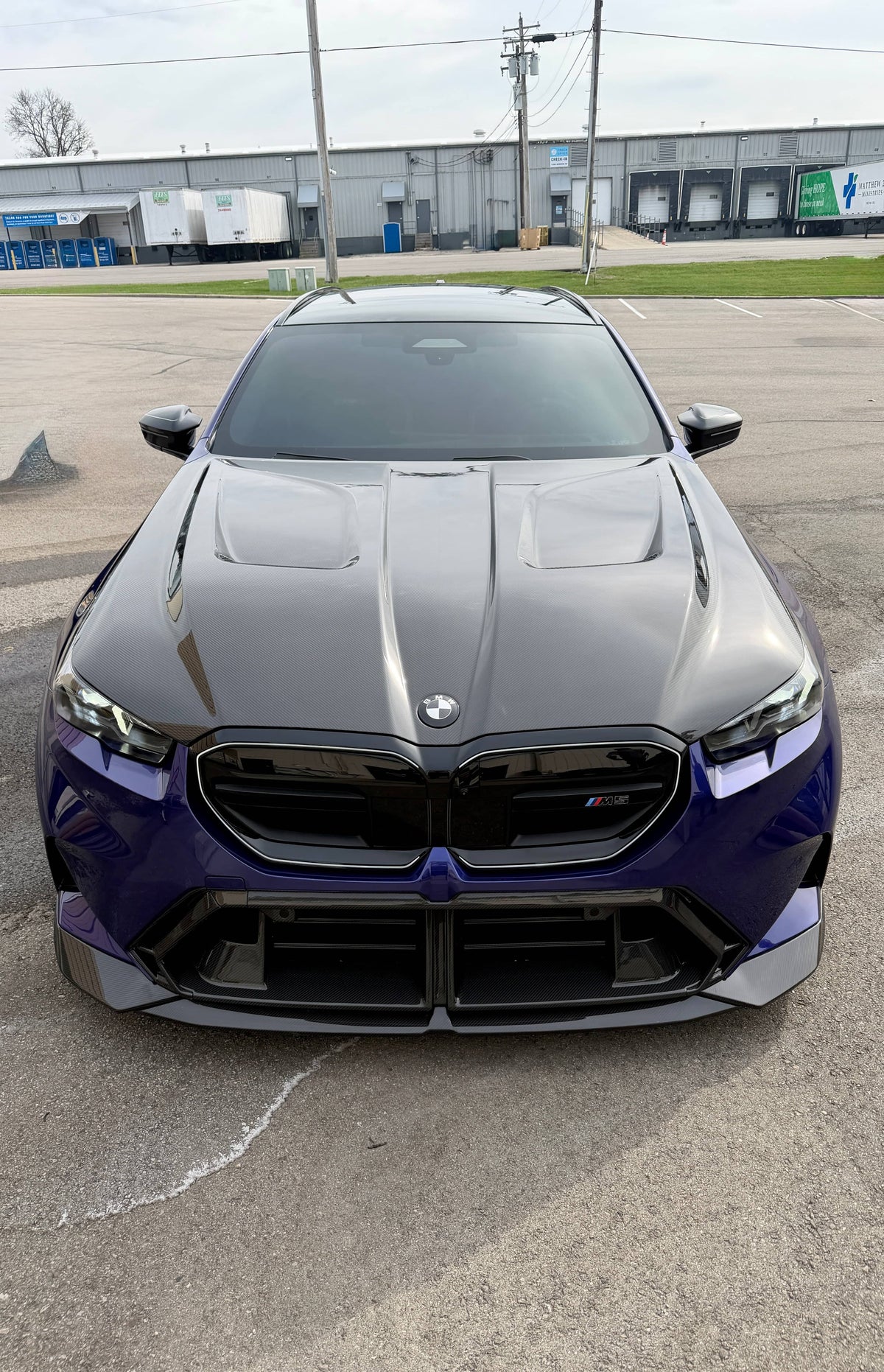 G90/G99 M5 SQ Style Dry Carbon Fiber Vented Hood