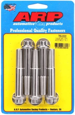ARP 1/2in -20 x 3.000in 12pt SS Bolts (Set of 5)