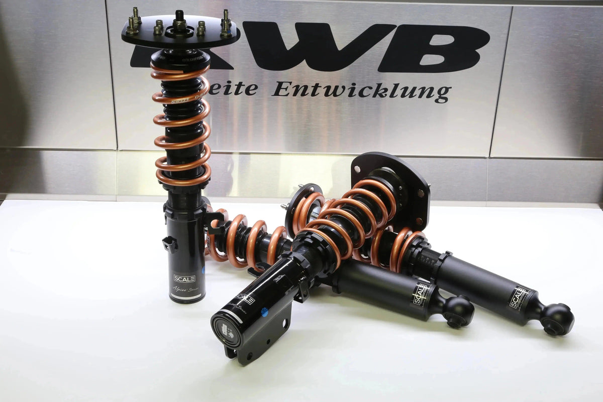Scale Suspension Alpine Series Coilover (Early) - Porsche 911 964 RWB 1989-1990