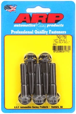 ARP 3/8-24 x 1.750 12pt Black Oxide Bolts (Set of 5)