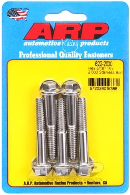 ARP 5/16-18 x 2in SS Hex Bolt Kit (Set of 5)