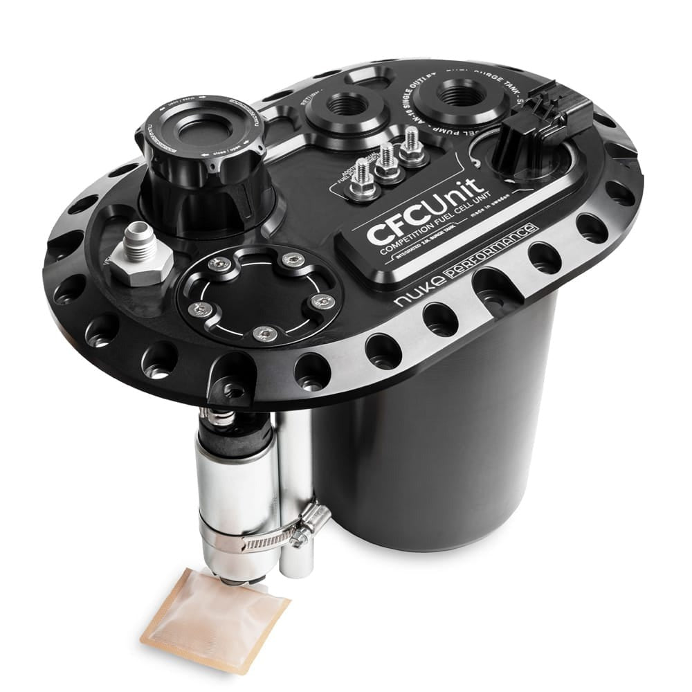 Nuke Performance CFC Unit for brushless fuel pumps - Competition Fuel Cell Unit, with integrated fuel surge tank