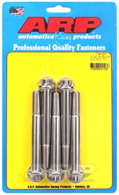 ARP M12 x 1.50 x 100 12pt SS Bolts (Set of 5)