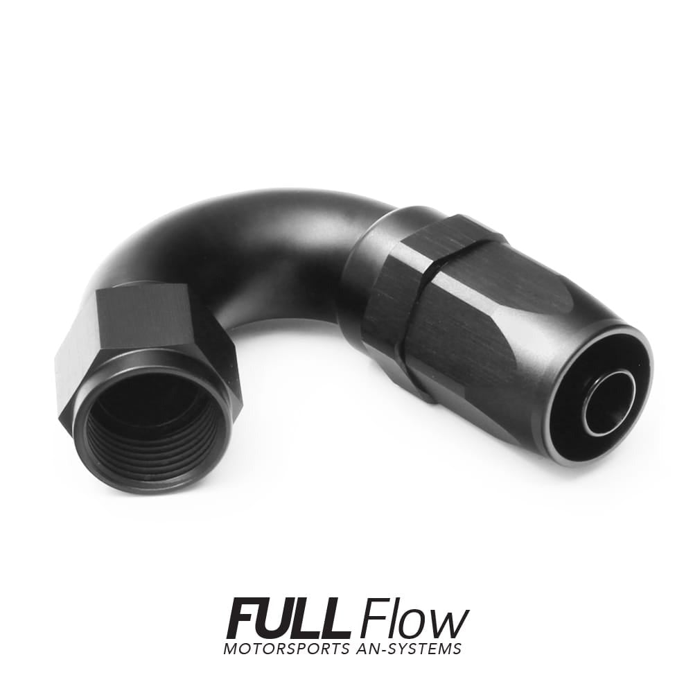 Nuke Performance Full Flow AN Hose End Fitting 150 Degree AN-12