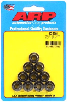 ARP (M8x1.00) 12pt Nut Kit - 10 pack