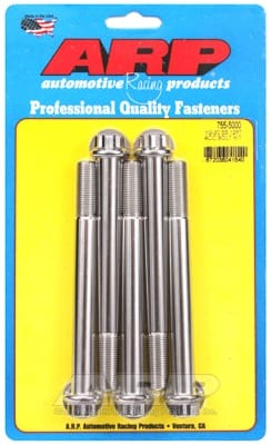 ARP 1/2 Inch -20 x 5.000 12pt SS Bolts (Set of 5)