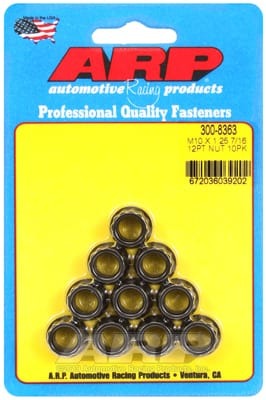 ARP M10 x 1.25 12pt Nut Kit (Set of 10)