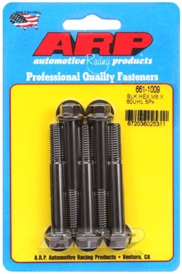 ARP M8 x 1.25 x 60 Black Oxide Hex Bolts (Set of 5)