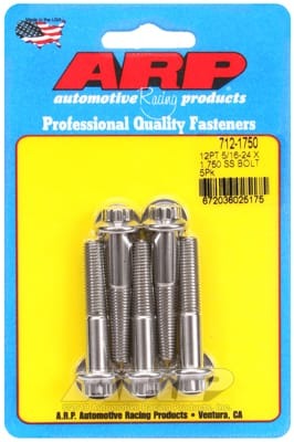 ARP 5/16in-24 x 1.750 12pt SS Bolts (Set of 5)