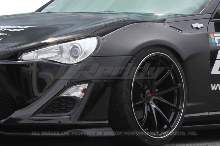 GReddy X Rocket Bunny Front Over-Fender & Front Bumper Trim (4 pcs) - 2013-2021 Scion FR-S / Subaru BRZ / Toyota 86