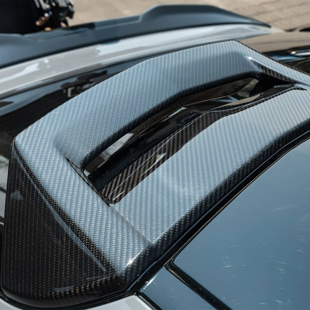 X4M F98 SQ Style Dry Carbon Fiber Roof Spoiler