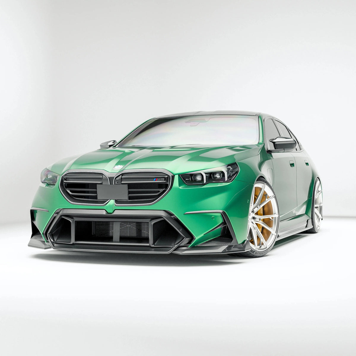 Revozport Carbon Fiber Front Bumper Air Intake Vent for BMW G90 M5 2025+