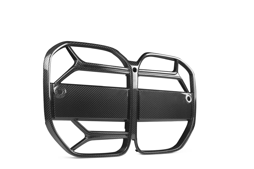 4 Series Coupe/Convertible G22/G23 CSL Style Dry Carbon Fiber Grill With or Without ACC