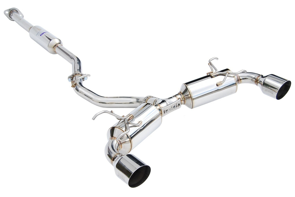 Invidia N2 Cat Back Exhaust - Stainless Steel Tips - 2013-2024 Scion FR-S / Subaru BRZ / Toyota GR86