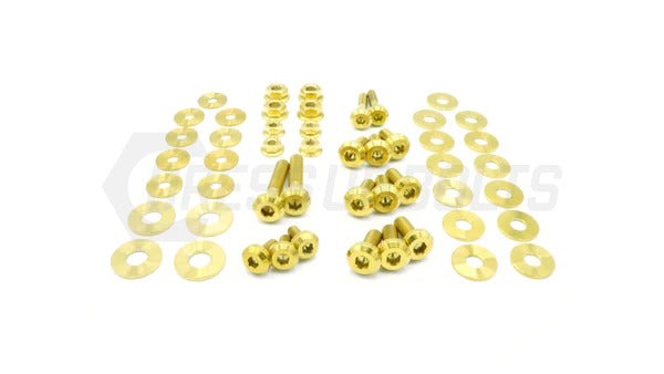 Dress Up Bolts Stage 1 Engine Bay Kit Gold - 2020-2024 Toyota Supra MKV