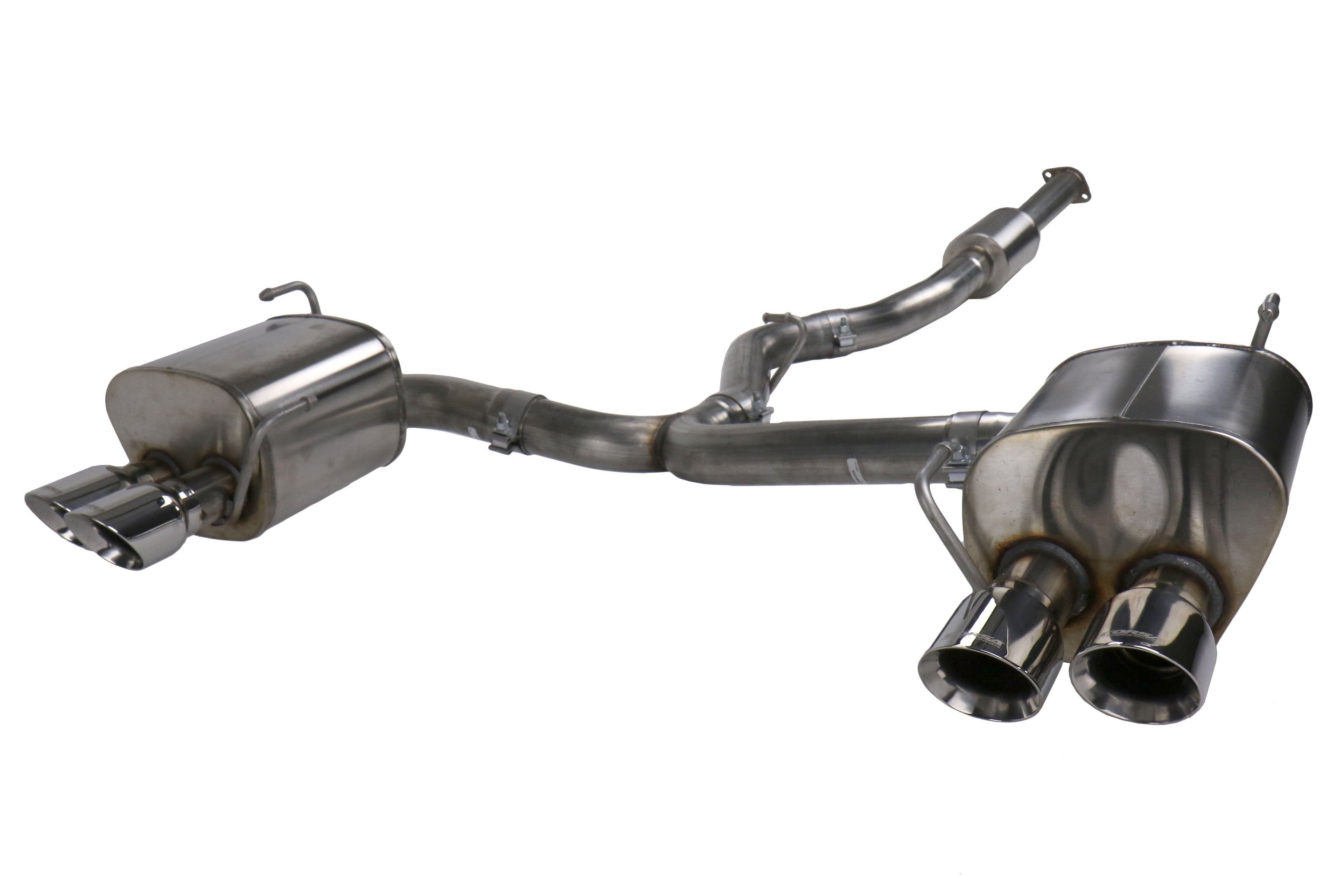 Corsa 3" Catback Exhaust System (Stainless Steel Tips) - 2015-2021 Subaru WRX / STI