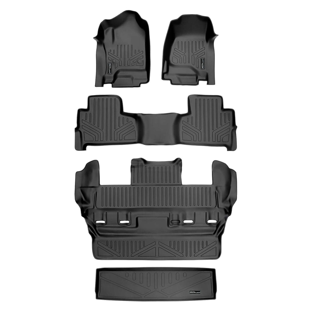 Smart TrimTM Floor Liners For 2015-2020 Chevrolet Tahoe / GMC Yukon (2nd Row Bucket)