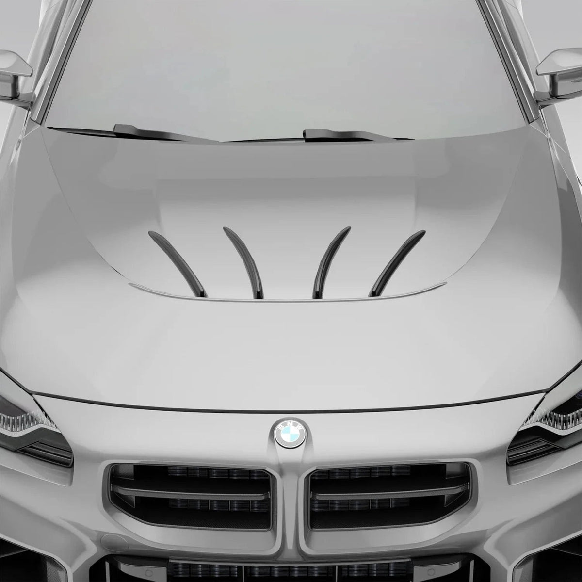 Revozport BMW M2 G87 Carbon Fiber Hood Strakes