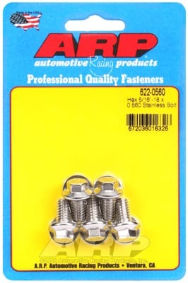 ARP 5/16-18 x 0.560in SS Hex Bolt Kit (Set of 5)