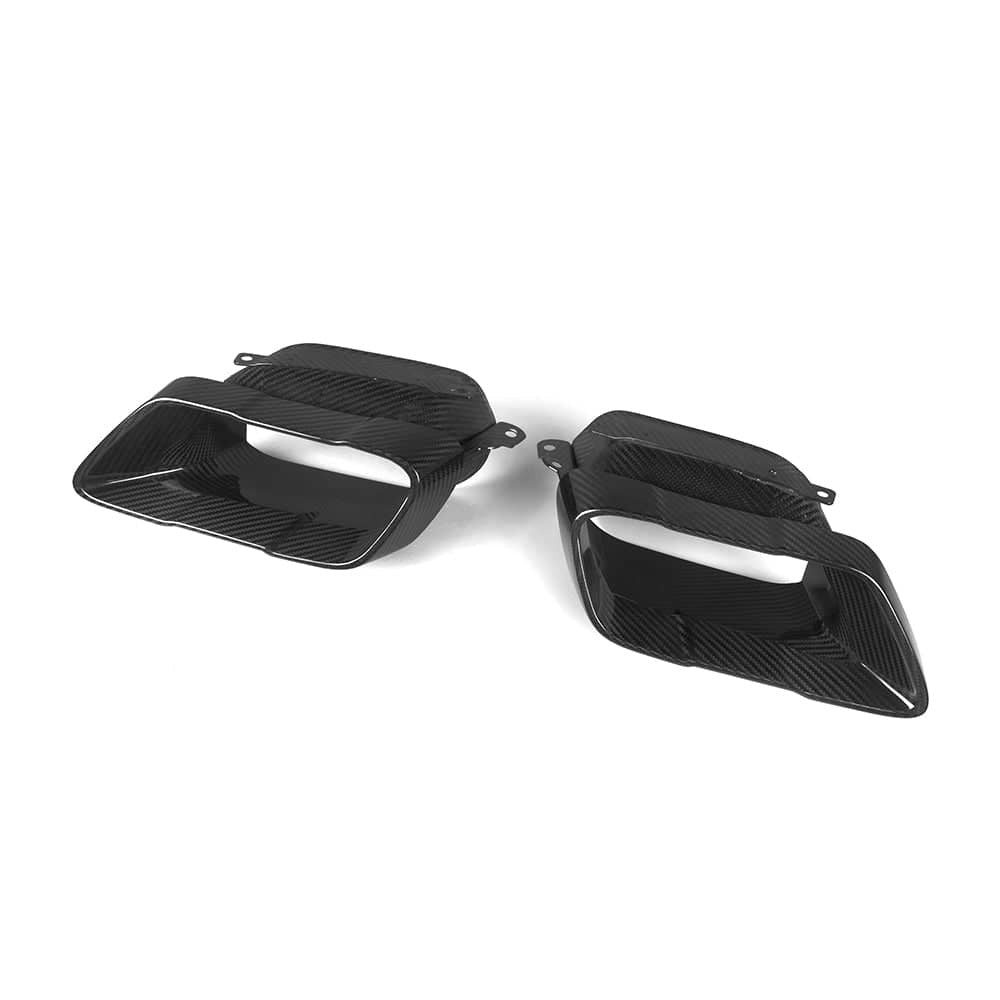 19-24 X5 G05 SQ Style Carbon Fiber Exhaust Tips