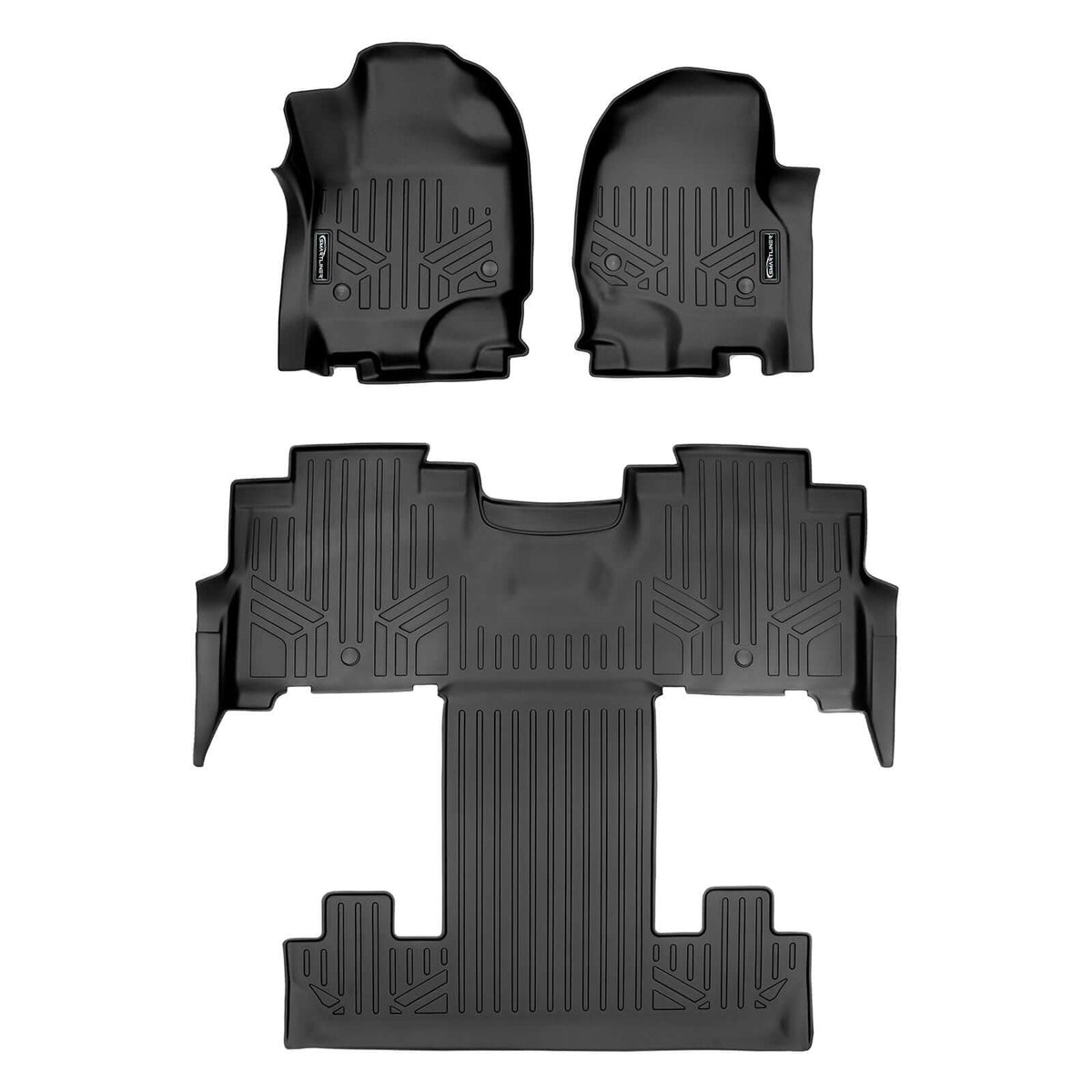 Smart TrimTM Floor Liners For 2018-2024 Lincoln Navigator 2nd Row Bucket Seats (Only Max or L)