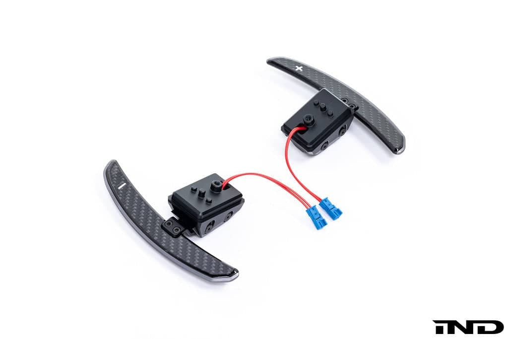 JQ Werks / MadTrace BMW F-Chassis Clubsport Magnetic Shift Paddle Set - Carbon V2