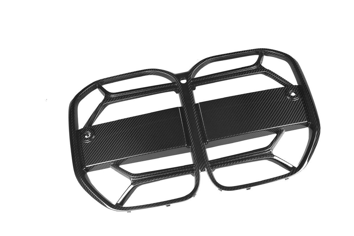4 Series Coupe/Convertible G22/G23 CSL Style Dry Carbon Fiber Grill With or Without ACC