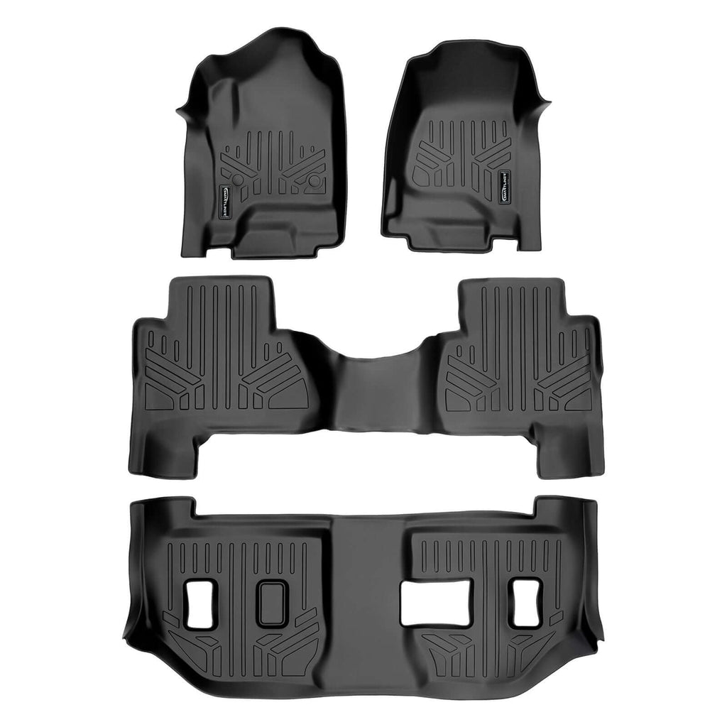 SMARTLINER Floor Liners for 2015-2020 Cadillac Escalade ESV (2nd Row Bench)