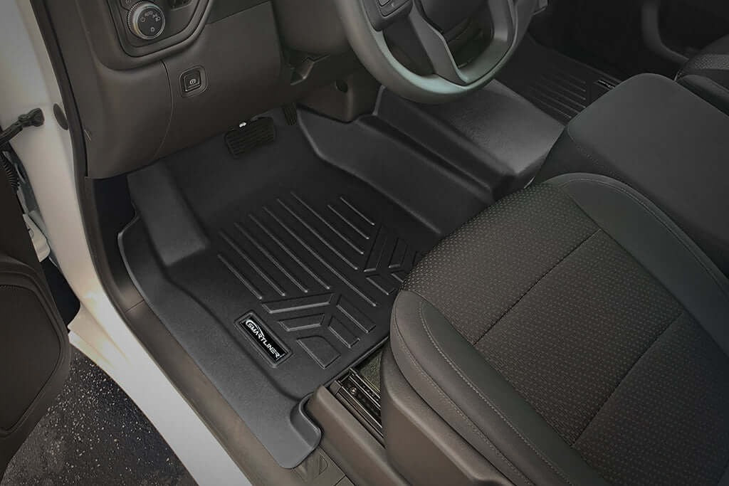 SMARTLINER Floor Liners for 2020-2026 Chevy Silverado 2500 HD | 3500 HD (Double Cab|Vinyl|(1st Row Bench)|(OTH)