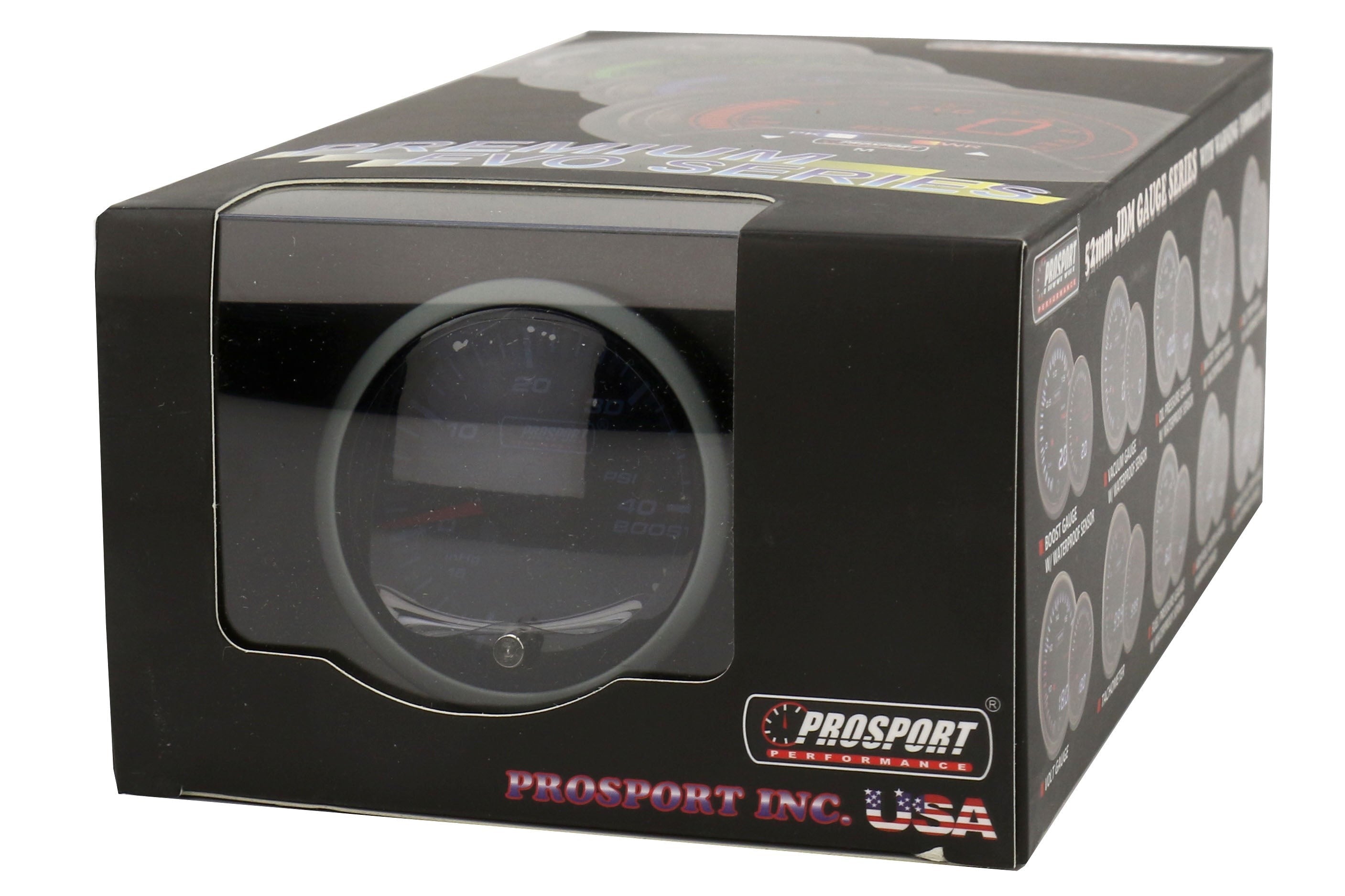 ProSport JDM Electric Dual Display Boost Gauge w/Waterproof Sender - Universal