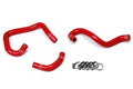 HPS Red Reinforced Silicone Heater Hose Kit Coolant Toyota 93-98 Supra MK4 2JZ Turbo Left Hand Drive