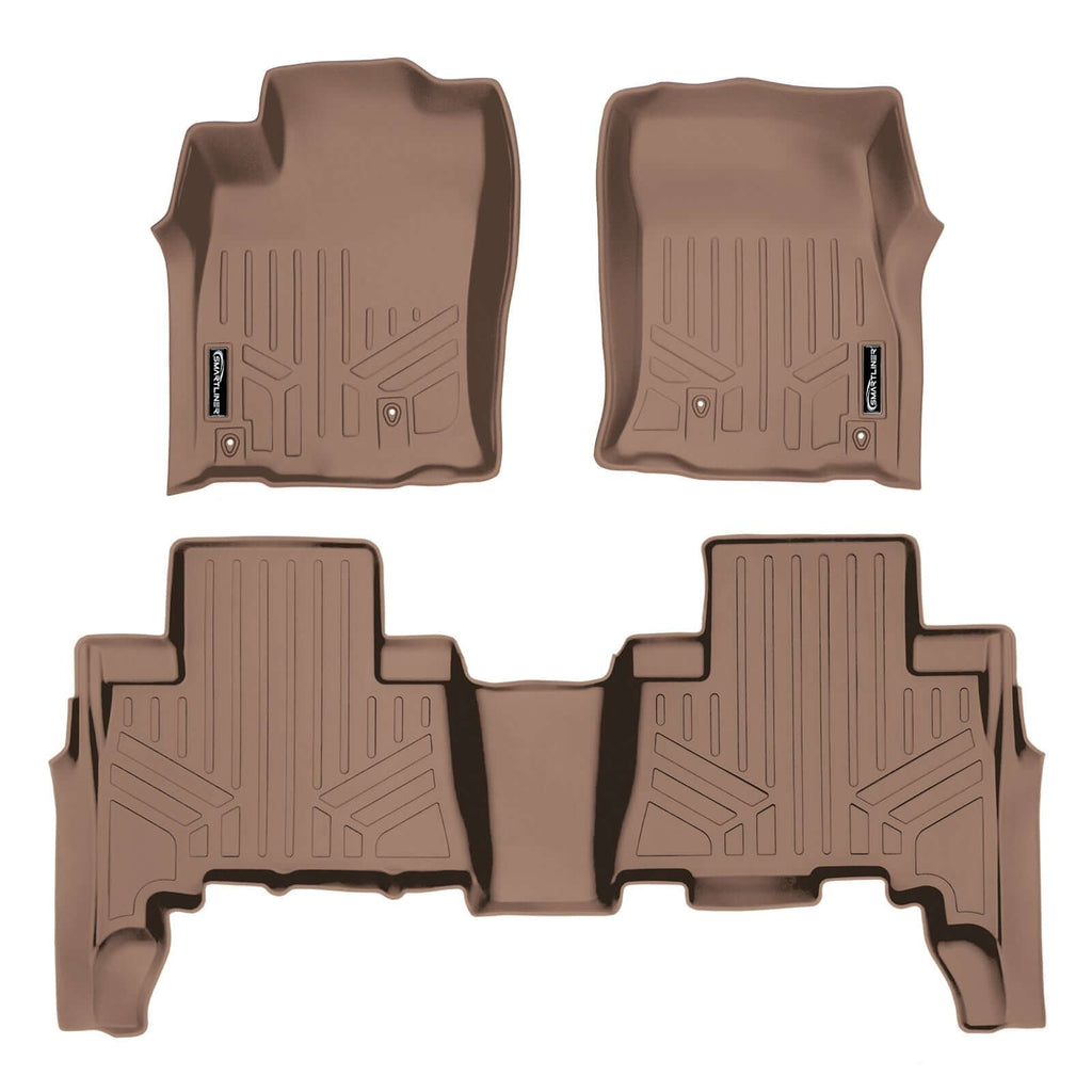SMARTLINER Custom Fit Floor Liners For 2010-2012 Toyota 4Runner (5 Passenger with sliding Cargo Tray)