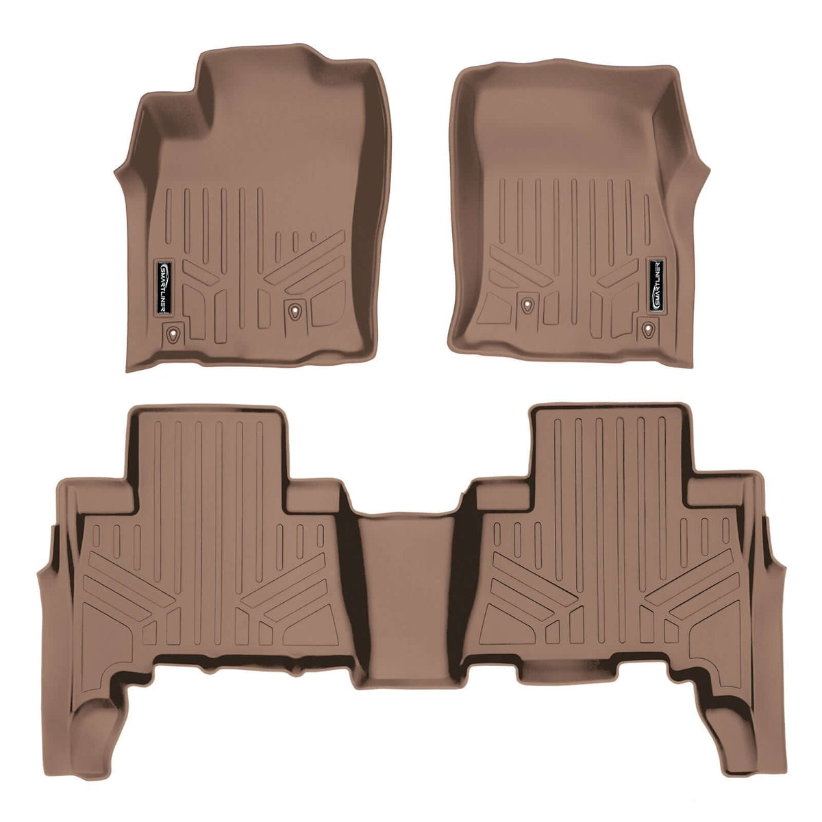 SMARTLINER Custom Fit Floor Liners For 2010-2012 Toyota 4Runner (5 Passenger with sliding Cargo Tray)