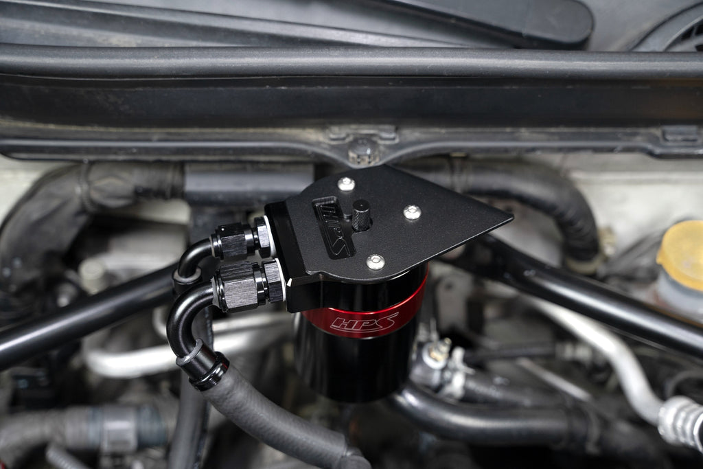 HPS Performance Aluminum Oil Catch Can Kit 2017-2020 Toyota 86 2.0L FA20, 860-030