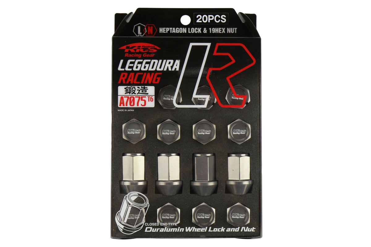 Project Kics Leggdura Racing Lug Nuts Gunmetal M12X1.25 - Universal