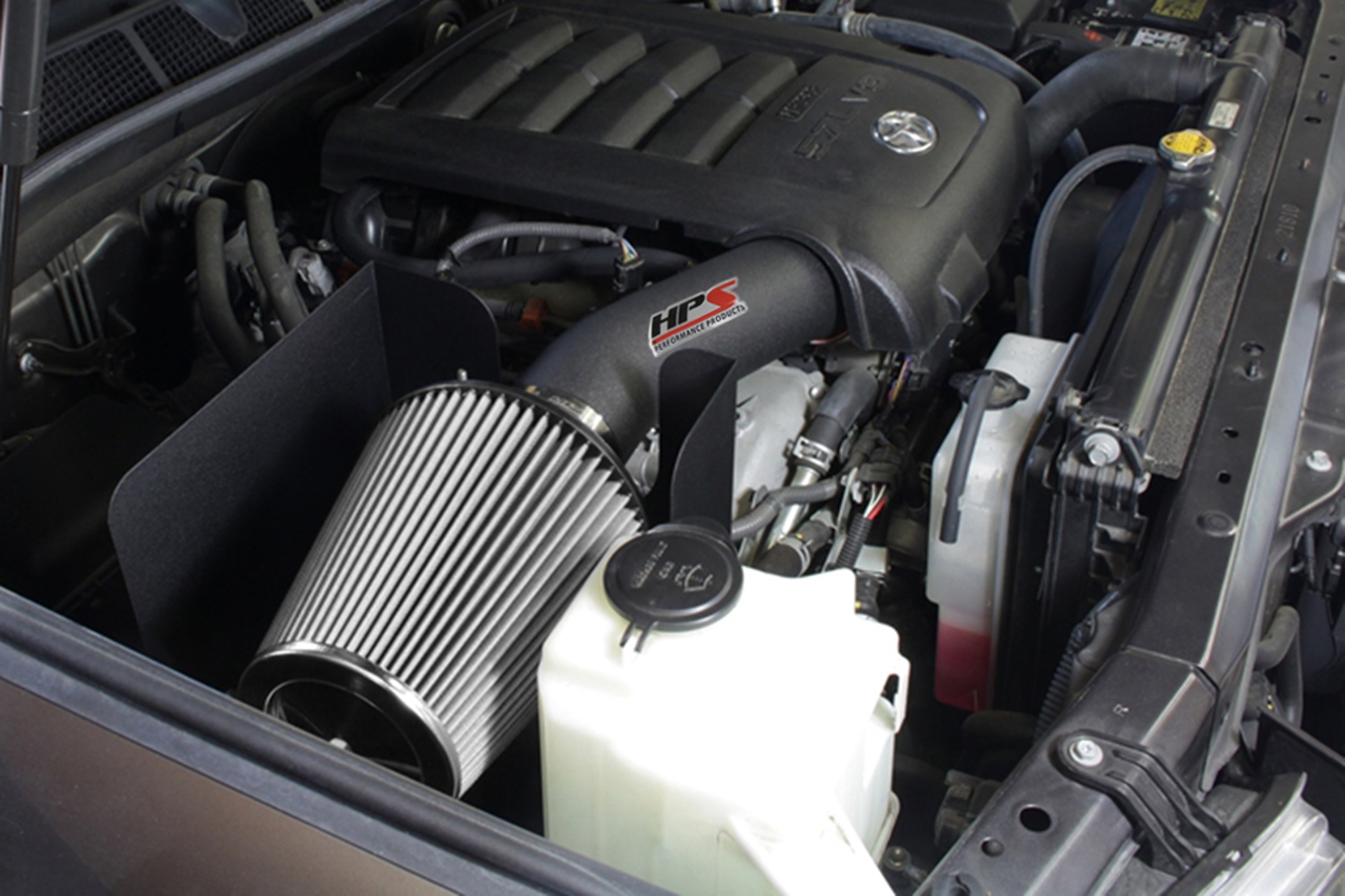 HPS Shortram Air Intake Kit 2008-2011 Toyota Sequoia 5.7L V8, Includes Heat Shield, 827-629