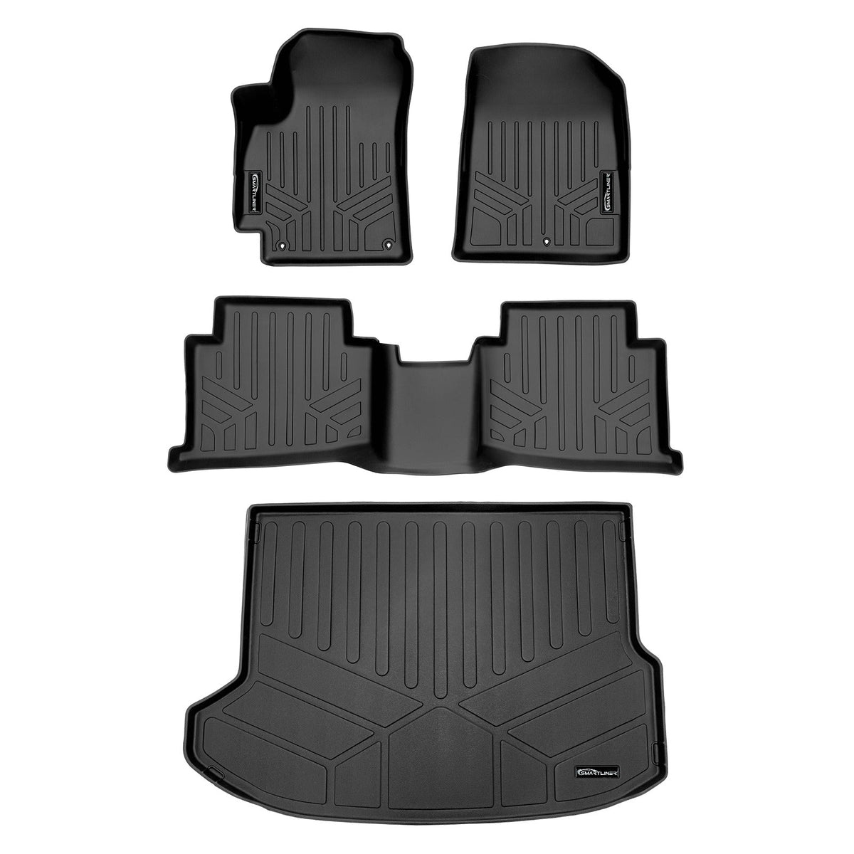 SMARTLINER Floor Liners for 2024 - 2026 Kia Seltos with Cargo Area in Upper Position