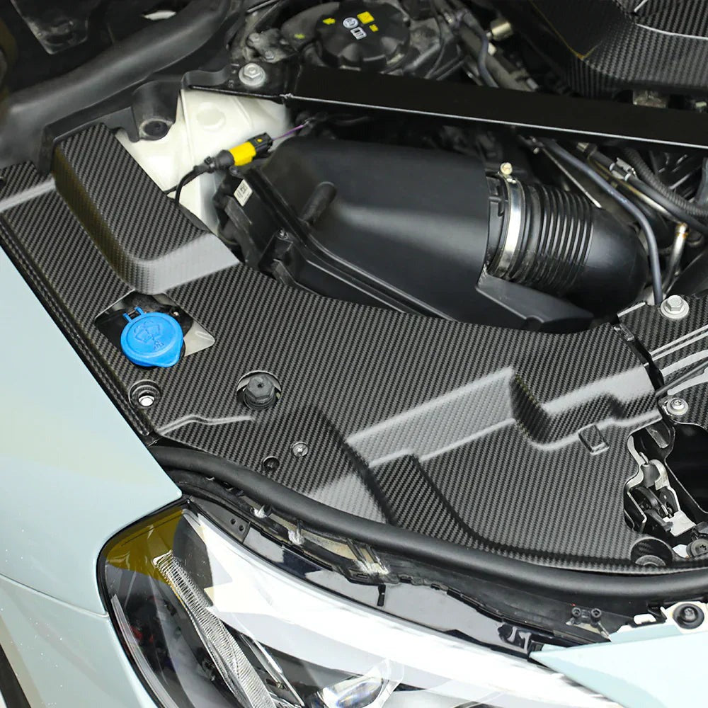 G87 M2 Carbon Fiber Engine Side Cover Trims