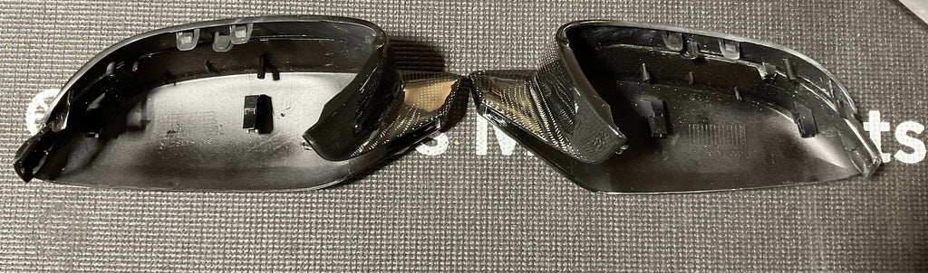 OPEN BOX - BMW G8X Wet Carbon Fiber Replacement Mirror Caps (Broken Passenger Side)