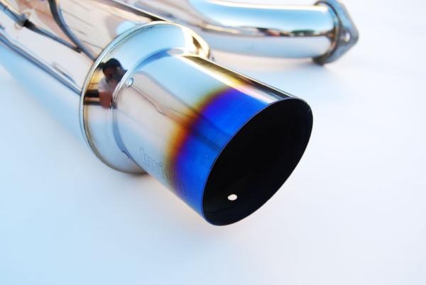 Invidia N1 Resonated Single Exit Cat Back Exhaust - Titanium Tip - 2015-2021 Subaru WRX / STI