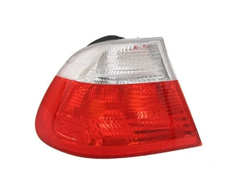 BMW E46 3-Series Tail Light W/ White Turn Signal Fender Mounted By BBR 63218383825 or 63218383826