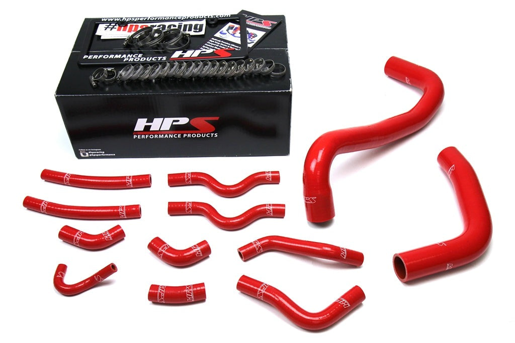 HPS Red Reinforced Silicone Radiator + Heater Hose Kit Coolant Lexus 98-07 LX470 4.7L V8