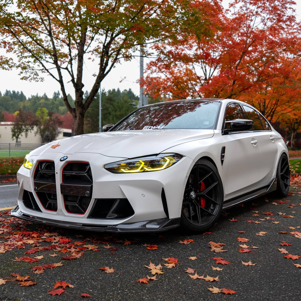 G8X Dry Carbon Fiber V Style Front Lip