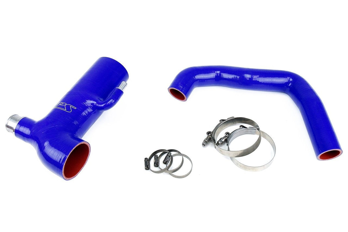 HPS Performance Blue Reinforced Silicone Post MAF Air Intake Hose + Sound Tube 2pc Kit - 2013-2016 Scion FR-S / 2013-2020 Subaru BRZ / 2017-2020 Toyota 86