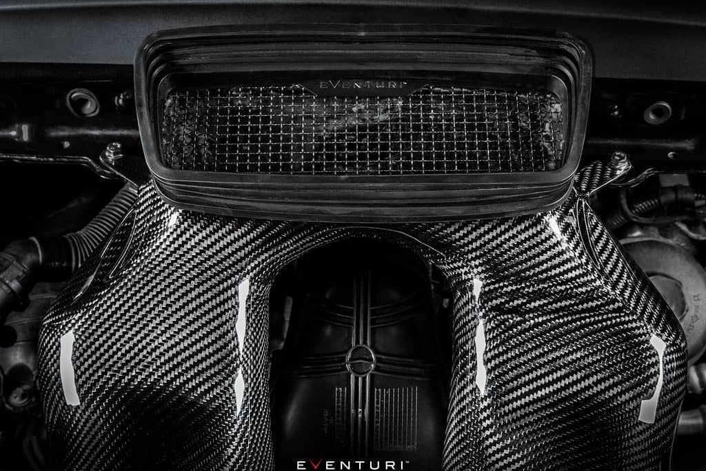 Eventuri Porsche 991 991.2 Turbo / Turbo S Black Carbon Intake System