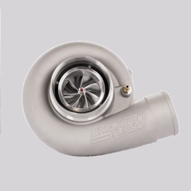 Precision Turbo & Engine R/R NEXT GEN PT6870 BB HP CC W/ T4 STAINLESS V-BAND IN/OUT .96 A/R (T4 SIZED TURBINE HOUISNG)